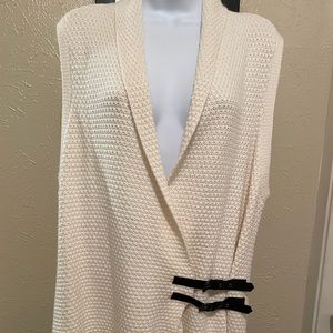 H&M Long Sweater Vest with Buckles